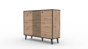 Kummut ADRK Furniture Fadi, pruun/must цена и информация | Комоды | kaup24.ee