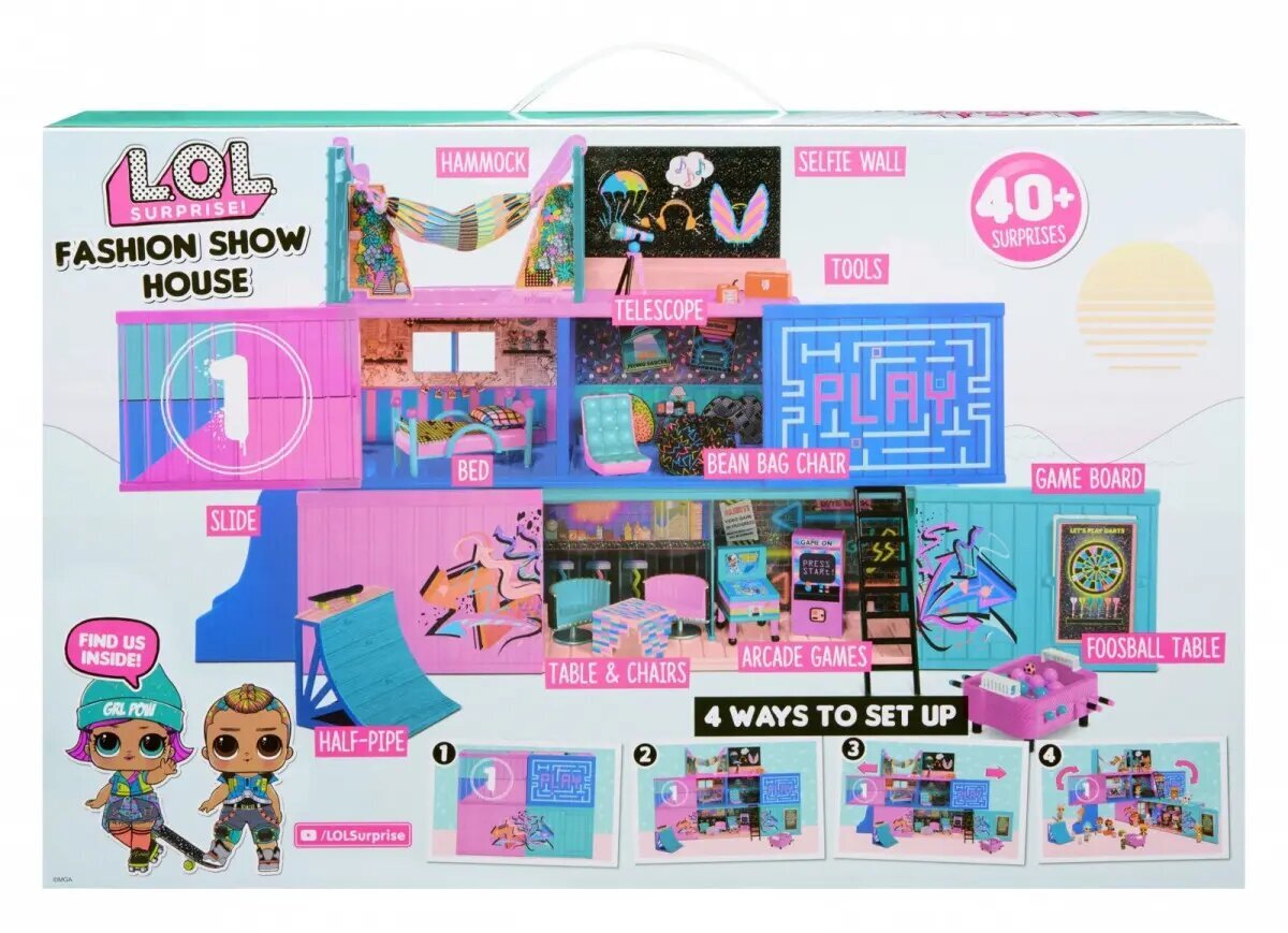 Nukud + L.O.L. suvila üllatus moeshow maja hind ja info | Tüdrukute mänguasjad | kaup24.ee