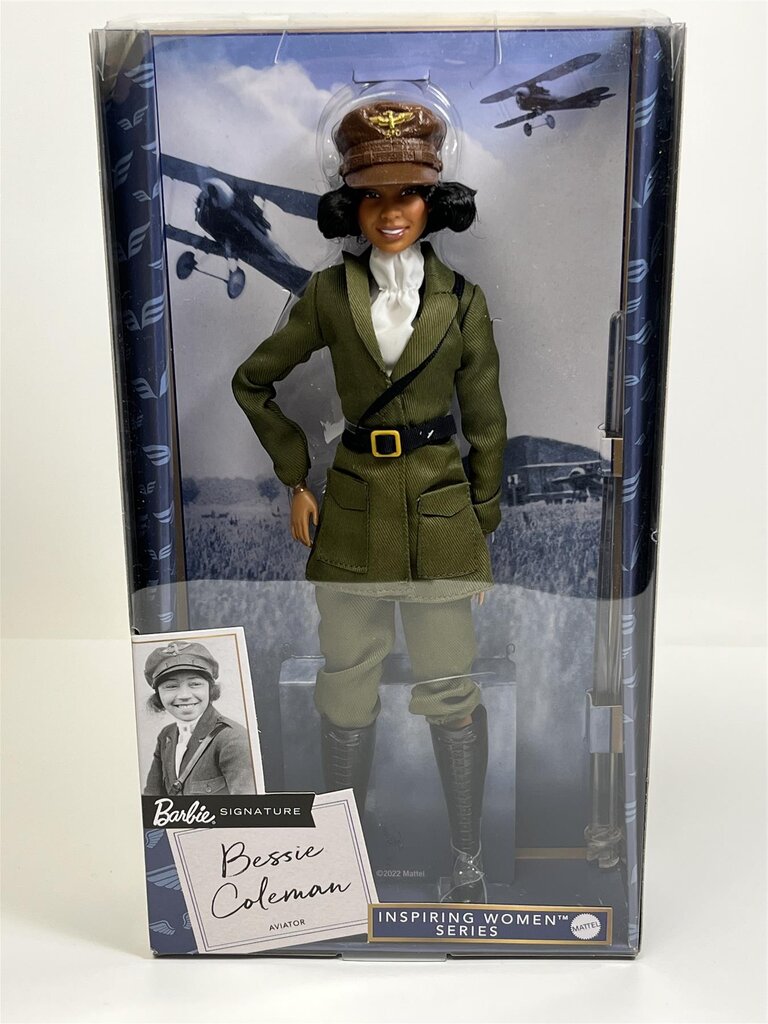 Barbie omapärane inspireeriv naisnukk Bessie Coleman hind ja info | Tüdrukute mänguasjad | kaup24.ee