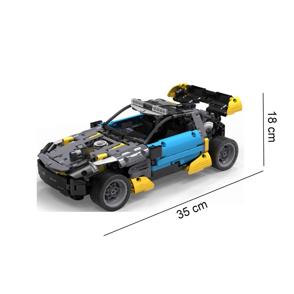 Konstruktor Cada Cyberpunk Night politseiauto Wild Wolf C62002W, 1176 tk hind ja info | Klotsid ja konstruktorid | kaup24.ee