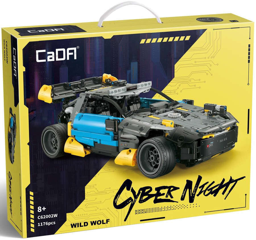 Konstruktor Cada Cyberpunk Night politseiauto Wild Wolf C62002W, 1176 tk hind ja info | Klotsid ja konstruktorid | kaup24.ee