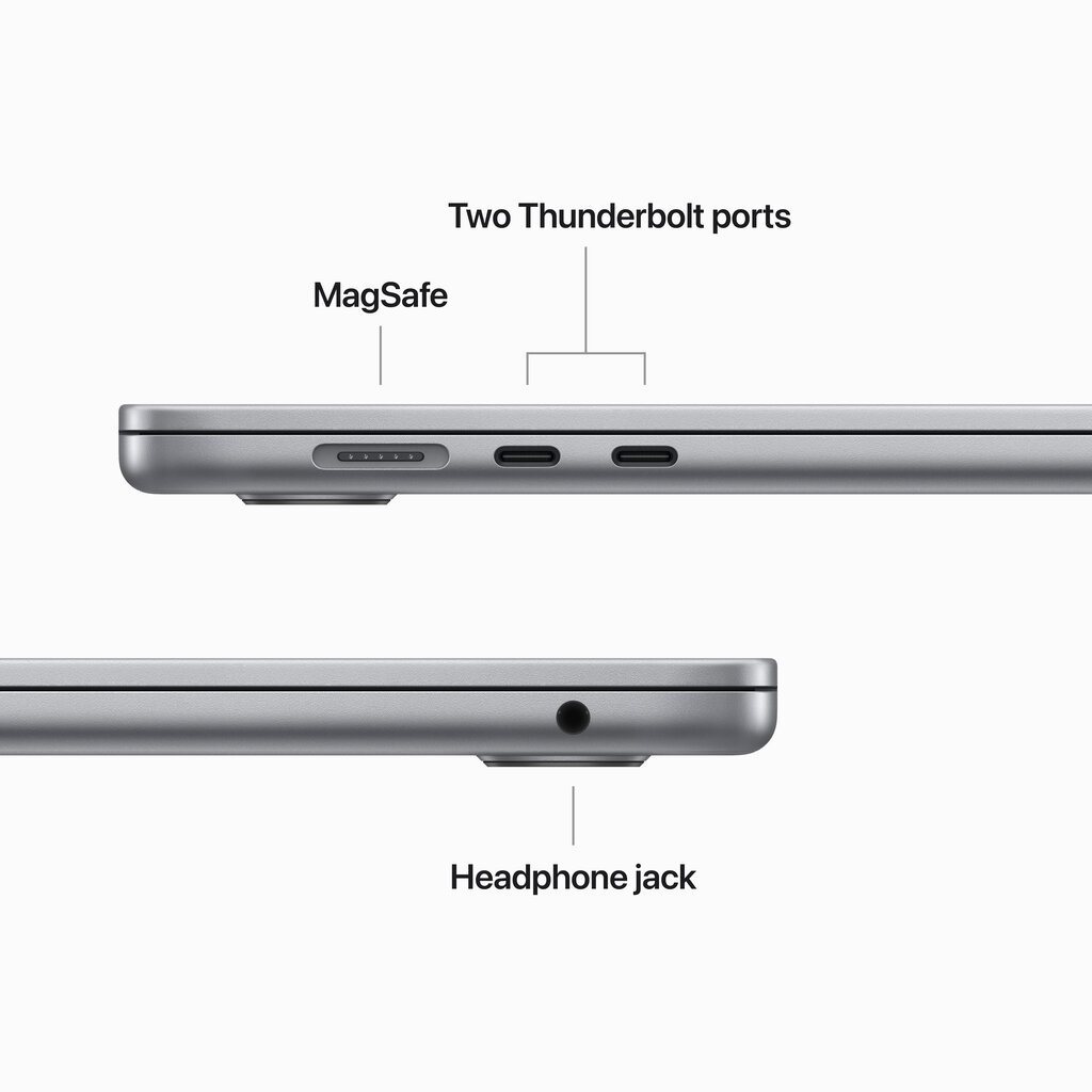 Macbook Air 15” Apple M2 8C CPU, 10C GPU/8GB/256GB SSD/Space Grey/RUS - MQKP3RU/A hind ja info | Sülearvutid | kaup24.ee