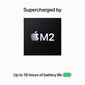 Macbook Air 15” Apple M2 8C CPU, 10C GPU/8GB/256GB SSD/Space Grey/RUS - MQKP3RU/A цена и информация | Sülearvutid | kaup24.ee
