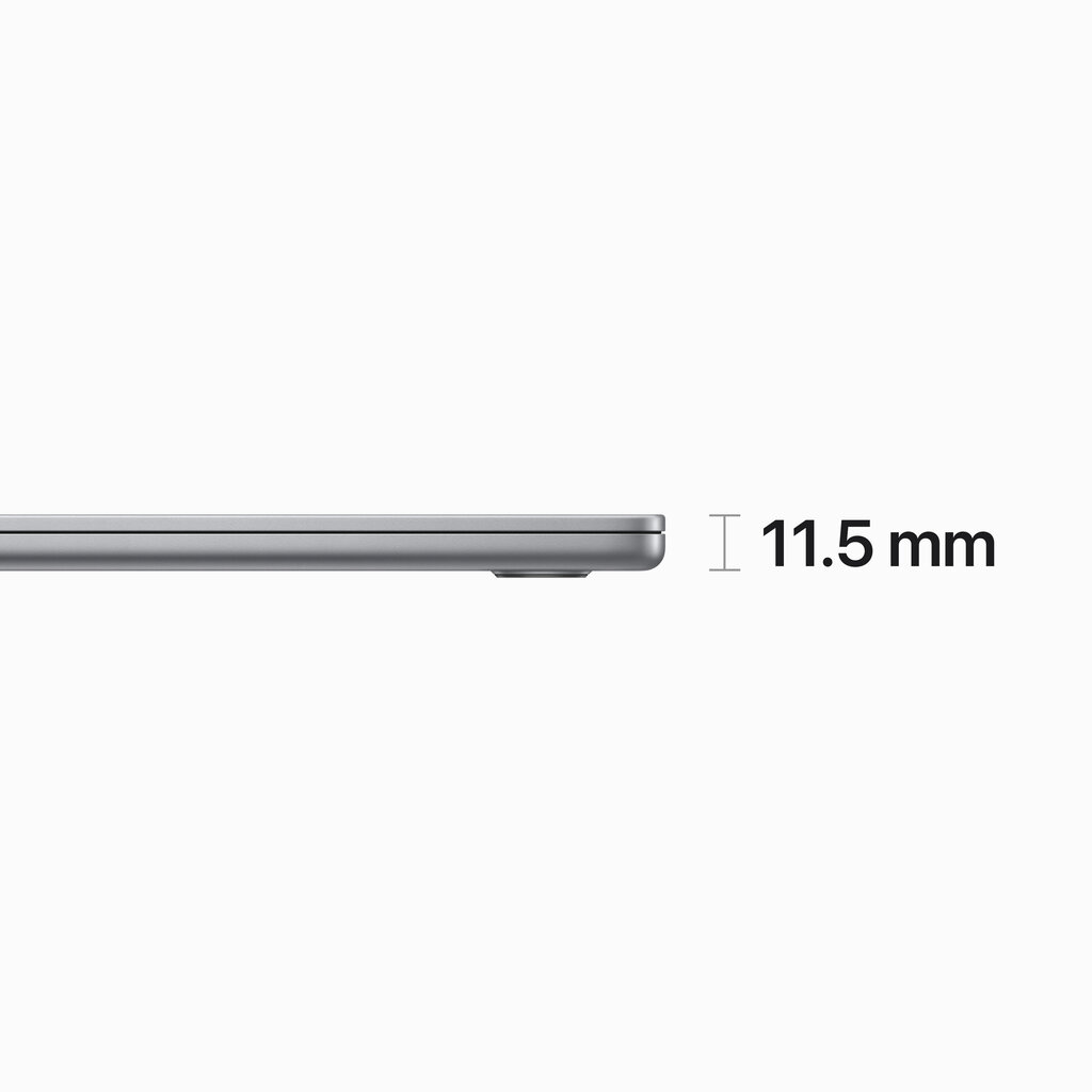 Macbook Air 15” Apple M2 8C CPU, 10C GPU/8GB/256GB SSD/Space Grey/SWE - MQKP3KS/A hind ja info | Sülearvutid | kaup24.ee