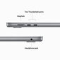 Macbook Air 15” Apple M2 8C CPU, 10C GPU/8GB/256GB SSD/Space Grey/SWE - MQKP3KS/A цена и информация | Sülearvutid | kaup24.ee
