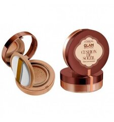 Jumestuskreem Loreal Glam Bronze Cushion De Soleil Bronzing Makeup, 14,6 g hind ja info | Jumestuskreemid, puudrid | kaup24.ee