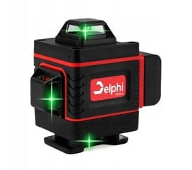 Линейный лазерный уровень 360° 16 линий Delphi IP54 цена и информация | Механические инструменты | kaup24.ee