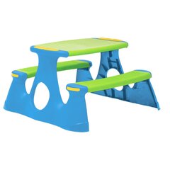 Детский стол для пикника со скамейками цена и информация | Детские игровые домики | kaup24.ee