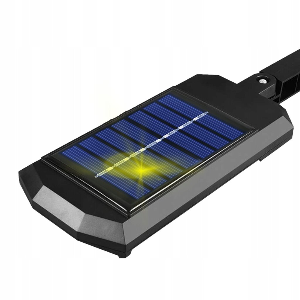 Päikesekollektoriga ja puldiga välisvalgusti 124 LED-i цена и информация | Aia- ja õuevalgustid | kaup24.ee