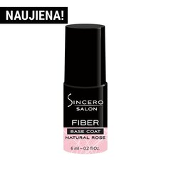 База для гель-лака на стекловолокне Sincero Salon, Natural rose, 6 мл цена и информация | Лаки для ногтей, укрепители для ногтей | kaup24.ee