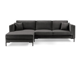 Угловой диван Luis 5, темно-серый/черный цена и информация | Диваны | kaup24.ee
