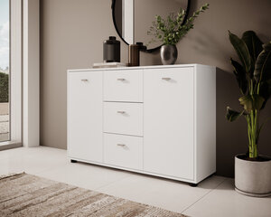 Комод ADRK Furniture Zona, белый цвет цена и информация | Комоды | kaup24.ee