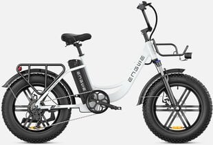 Электровелосипед Engwe L20, 20", белый, 13Ач цена и информация | Электровелосипеды | kaup24.ee