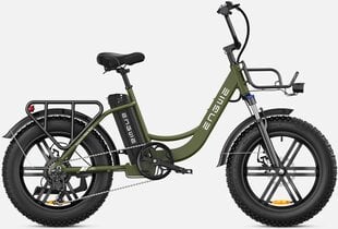 Электровелосипед Engwe L20, 20", зеленый, 13Ач цена и информация | Электровелосипеды | kaup24.ee