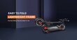 Elektriline roller BOGIST C1 PRO, must, 500W, 13Ah цена и информация | Elektritõukerattad | kaup24.ee