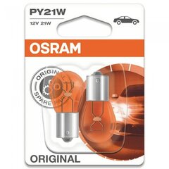 Autopirn OS7507-02B Osram OS7507-02B PY21W 21W 12V (2 Tükid, osad) цена и информация | Автомобильные лампочки | kaup24.ee