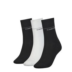 Calvin Klein naiste sokid 3pk kinkekarbis, must-valge hind ja info | Naiste sokid | kaup24.ee