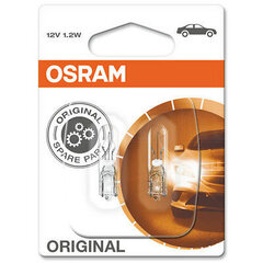 Автомобильная лампа Osram 12V 1,2W цена и информация | Автомобильные лампочки | kaup24.ee