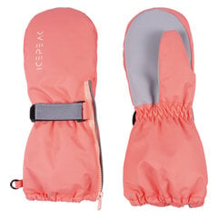 Детские зимние перчатки Icepeak HALFMOON, кораллово-розовый цвет цена и информация | Зимняя одежда для детей | kaup24.ee
