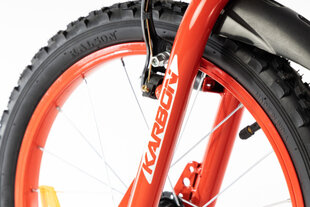 18" Велосипед Alvin Karbon, цвет: красный/чёрный цена и информация | Велосипеды | kaup24.ee
