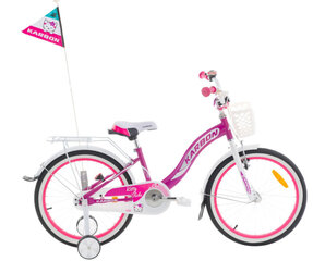 18" Велосипед Kitty Karbon (цвет: белый/фиолетовый) цена и информация | Велосипеды | kaup24.ee