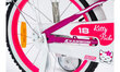 18" Jalgratas Kitty Karbon (värv: valge/violetne) hind ja info | Jalgrattad | kaup24.ee