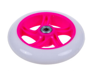 Tõukeratta ratas roosa/valge, 145 mm цена и информация | Самокаты | kaup24.ee