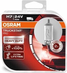 Pirn Osram H7 24V 70W TruckStarPro, 2 tk цена и информация | Автомобильные лампочки | kaup24.ee