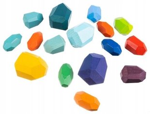 Набор строительных блоков Kruzzel Stones, 16 штук цена и информация | Конструкторы и кубики | kaup24.ee