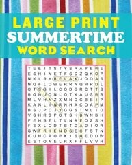 Large Print Summertime Word Search hind ja info | Tervislik eluviis ja toitumine | kaup24.ee