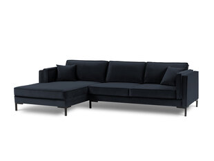 Угловой диван Луис 5, темно-синий/черный цвет цена и информация | Диваны | kaup24.ee