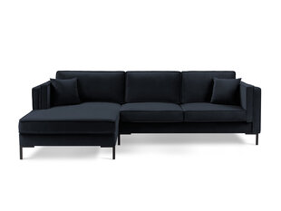 Угловой диван Луис 5, темно-синий/черный цвет цена и информация | Диваны | kaup24.ee