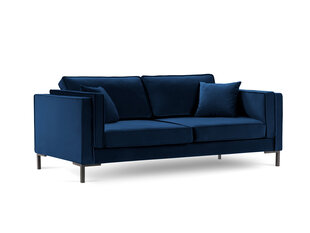 Трехместный диван Luis 3, синий/черный цвет цена и информация | Диваны | kaup24.ee
