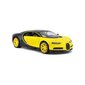 Bugatti Chiron komposiit mudel kollane-must 1/24 цена и информация | Klotsid ja konstruktorid | kaup24.ee