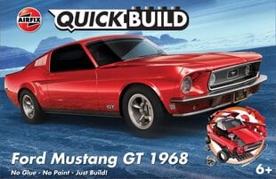 Пластиковая модель быстрой сборки Форд Мустанг GT 1968 цена и информация | Игрушки для мальчиков | kaup24.ee