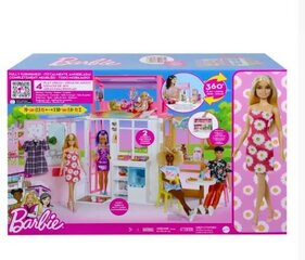 Kompaktne maja komplekt + Barbie nukk цена и информация | Игрушки для девочек | kaup24.ee