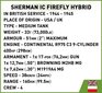 Sherman IC Firefly hübriidpadjad hind ja info | Klotsid ja konstruktorid | kaup24.ee