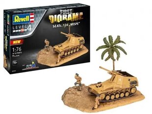 Plastic mudel Esimene Diorama komplekt SD.KFZ.124 1/76 hind ja info | Klotsid ja konstruktorid | kaup24.ee