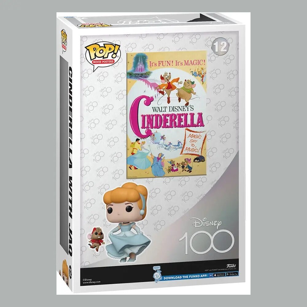 Disney 100. aastapäeva POP! Filmiplakat ja kuju Tuhkatriinu 9 cm hind ja info | Seinapildid | kaup24.ee