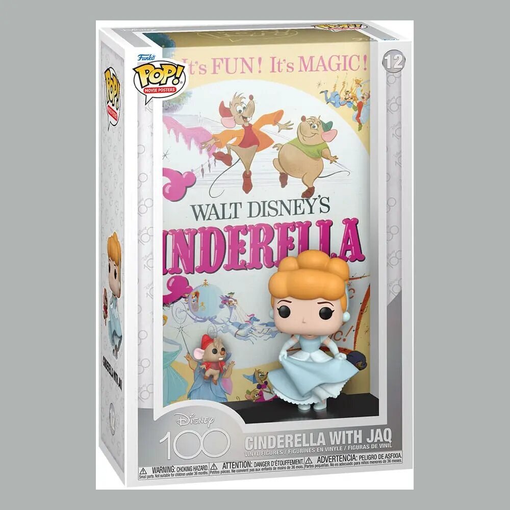 Disney 100. aastapäeva POP! Filmiplakat ja kuju Tuhkatriinu 9 cm hind ja info | Seinapildid | kaup24.ee