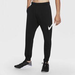 Dressipüksid Nike Mens Dri Fit Tapered FA Swoosh must hind ja info | Meeste spordiriided | kaup24.ee