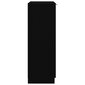 vidaXL jalatsikapp, must, 59 x 35 x 100 cm, tehispuit hind ja info | Jalatsikapid, jalatsiriiulid | kaup24.ee