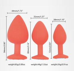 Anaaltapp Diamond Anal Set 3 tk hind ja info | Sekslelude komplektid | kaup24.ee