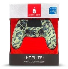 Spartan Gear - Hoplite juhtmega mängupult (ühildub PC ja playstation 4-ga), roheline Camo hind ja info | Mängupuldid | kaup24.ee