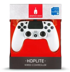 Spartan Gear - Hoplite juhtmega mängupult (ühildub PC ja playstation 4-ga), valge hind ja info | Mängupuldid | kaup24.ee