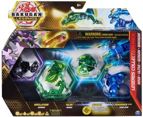Spin Master Bakugan: Legends kollektsiooni pakett - Nova + Ultra + Geogan + Bakugan - Auxillataur/Talan/Pegatrix/Dragonoid Ultra (20140064) hind ja info | Poiste mänguasjad | kaup24.ee
