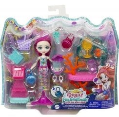 Mattel Enchantimals Royals: Ocean Kingdom - ookeani aarded pood (Milagra Mermaid Kammkarp) Merineitsi Set (HCF71) hind ja info | Tüdrukute mänguasjad | kaup24.ee