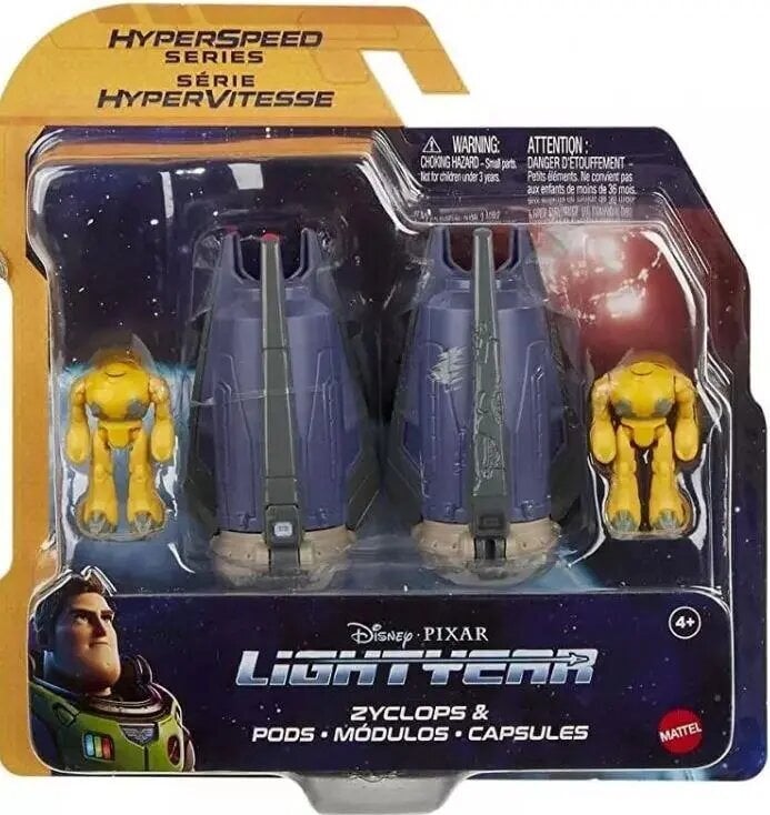 Mattel Disney Pixar Light tyear: Hyperspeed seeria - Zyclops Pods (HHJ96) цена и информация | Poiste mänguasjad | kaup24.ee