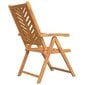 vidaXL allalastava seljatoega toolid 2 tk, akaatsiapuit цена и информация | Aiatoolid | kaup24.ee