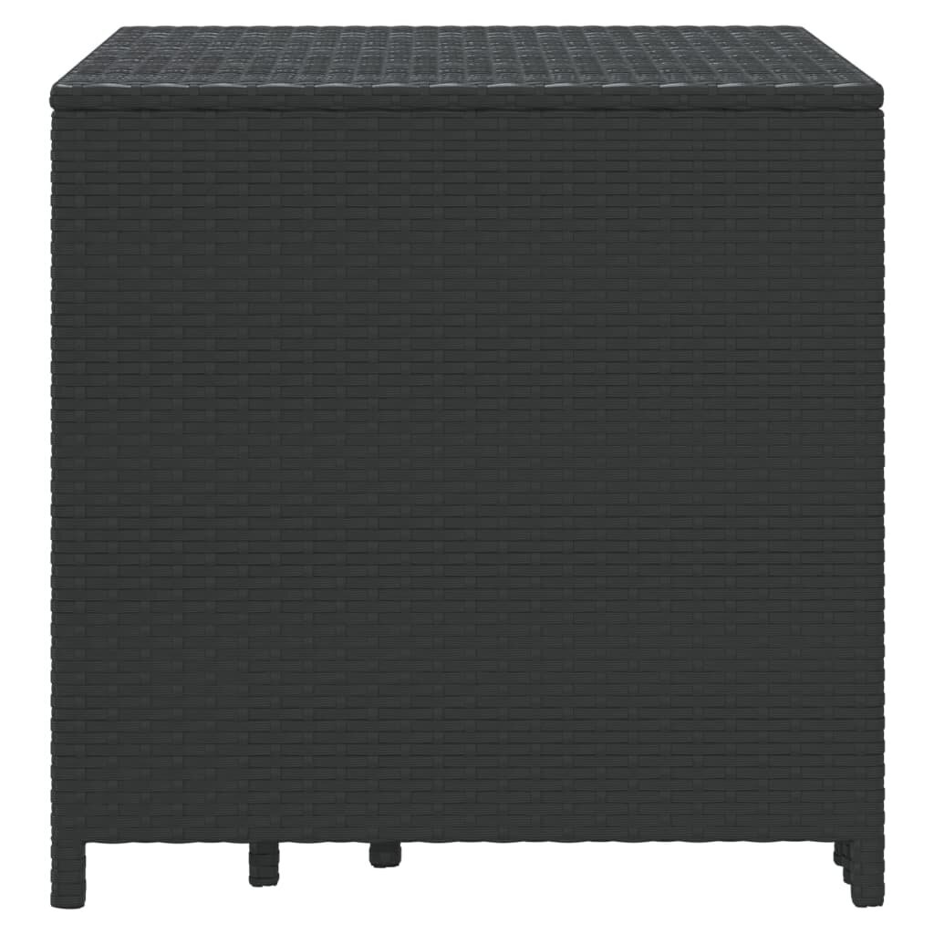 vidaXL virnastatavad lauad 3 tk, must, polürotang hind ja info | Diivanilauad | kaup24.ee